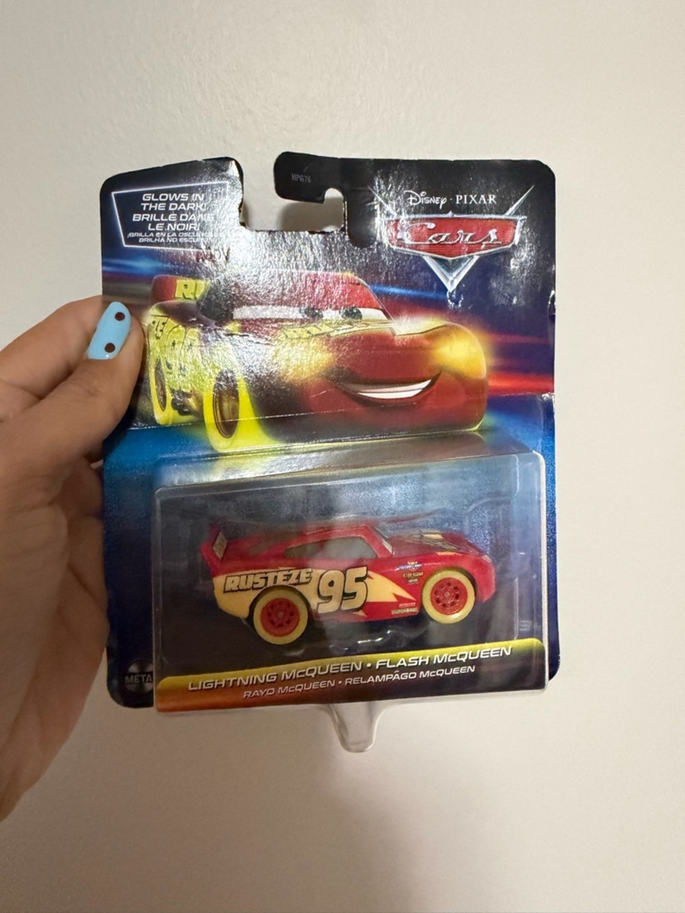 Mattel Lightning McQueen Die-Cast Car in Red and Yellow